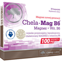 Olimp Chela-Mag B6, 30 kapsułek