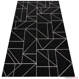 DYWAN SZNURKOWY SIZAL FLOORLUX 20605 black / silver