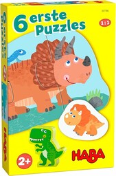HABA 6 pierwszych puzzli  dinozaury