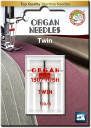 ORGAN NEEDLES # 100/6,0 Twin uniwersalny x 1