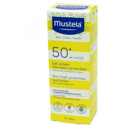 MUSTELA Mleczko przeciwsłoneczne bardzo wysoka ochrona SPF 50+,