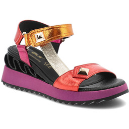 S.Barski Sandały damskie, na masywnej amortyzowanej podeszwie