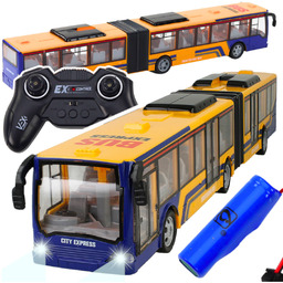 Zdalnie sterowany autobus miejski przegubowy 45cm dla dzieci