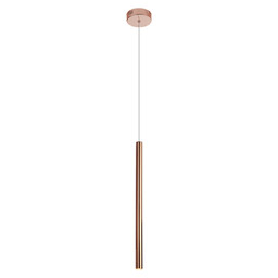 ORGANIC I lampa wisząca miedź szczotk. metal akryl