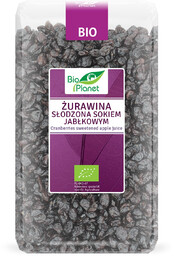 Bio Planet Żurawina słodzona sokiem jabłkowym 1 kg