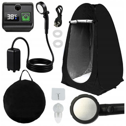 Namiot Plażowy Przebieralnia Toaleta Prysznic Turystyczny Elektryczna Pompa