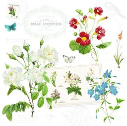 SERWETKI PAPIEROWE - Natural - Kwiaty
