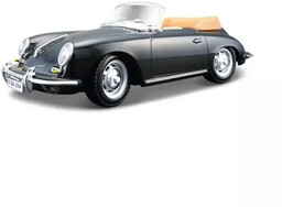 Porsche 356B Cabriolet Black 1:24 BBURAGO