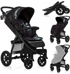 Wózek Spacerowy Spacerówka 22KG Duże Amortyzowane Koła Lionelo