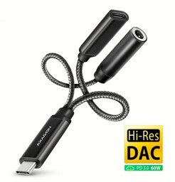 AXAGON ADA-HCPD Zewnętrzna karta dźwiękowa USB-C 32bit DAC
