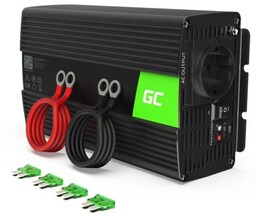 GREENCELL Przetwornica 24V na 230V 1000W/2000W Modyfikowana sinusoida