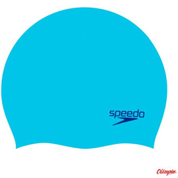 Speedo Czepek pływacki Moulded Silc Cap Ju Blue/Blue