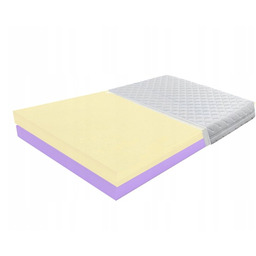 Materac piankowy 130x200 dwie twardości H3 H4 20cm