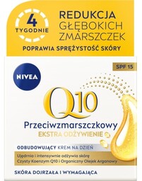 Nivea Q10 Przeciwzmarszczkowy Odbudowujący Krem na dzień SPF15