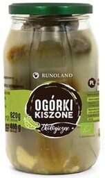 OGÓRKI KISZONE BIO 820 G (460 G) RUNOLAND