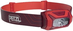 Petzl Uniseks Tikkina E060AA03 Latarka Czołowa, Czerwony, Rozmiar