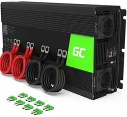 GREENCELL Przetwornica 24V na 230V 3000W/6000W Czysta sinusoida