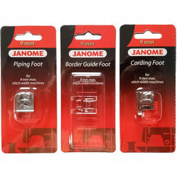 Zestaw 3 szt. stopek Janome nr. 8 chwytacz