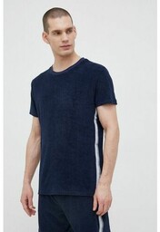 Calvin Klein t-shirt plażowy kolor granatowy