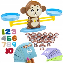 GRA EDUKACYJNA MAŁPKA DLA DZIECI ZABAWKA WAGA SZALKOWA