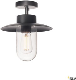 MOLAT lampa sufitowa zewnętrzna E27, IP44, antracyt, maks.