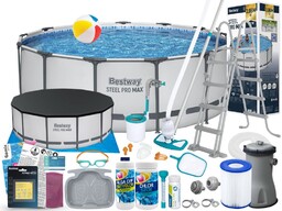 Basen Bestway 396x122 Ogrodowy Stelażowy 5618W 21w1
