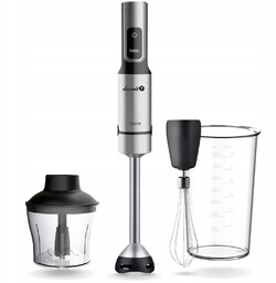 Blender Ręczny 1500W Rozdrabniacz Z Pojemnikiem Ubijaczka Turbo