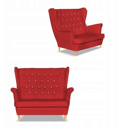 Sofa kanapa uszak Gaja ekoskóra skandynawska Family Meble