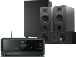 Yamaha RX-V4A (czarny) + Diva 5 (czarny) +