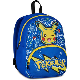 Seven Pokémon Plecak szkolny niebieski, 14 l, jednokomorowy,