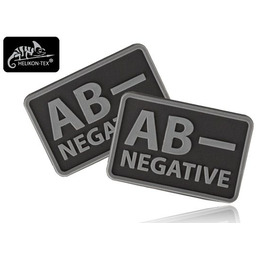 Naszywka Emblemat GRUPA KRWI AB- kpl. 2szt. PVC
