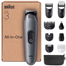 Trymer wielofunkcyjny Braun AIO3565 wersja Sbox w opakowaniu