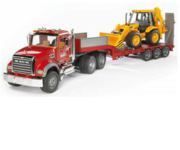 ZABAWKA BRUDER BR-02813 CIĘŻARÓWKA MACK Z NACZEPĄ