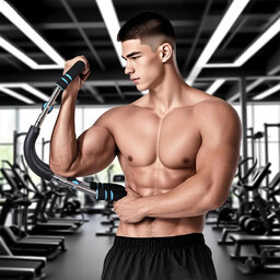 Trenażer Ramienia Twister 30-50 kg Niebieski Wielofunkcyjny Klatki