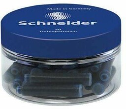 Naboje do piór Schneider, 6 szt., niebieski /SR6703/