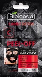 Bielenda Carbo Detox Czarny Węgiel Maska oczyszczająca peel-off