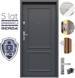 Drzwi Wejściowe RC3 GERDA VISP Klasyk Stalowe