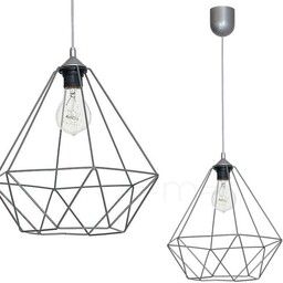 LAMPA wisząca BASKET 7216 Milagro metalowa OPRAWA druciana