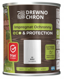 Impregnat Drewnochron Eco&Protect biały 4,5L
