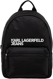 KARL LAGERFELD JEANS Essential nylonowy plecak, czarny, KARL