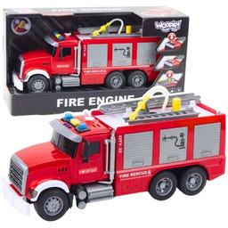 WOOPIE Ciężarówka Wóz Strażacki Na Wodę Dźwięk Światła