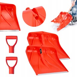 Szufla Łopata Do Śniegu Odśnieżania Zgarniacz Mocna Pług