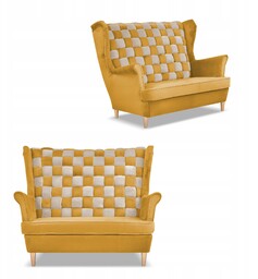 Sofa kanapa uszak CAROL DUO skandynawska Family Meble