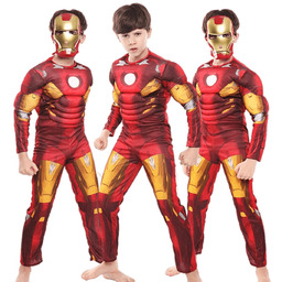 AVENGERS STRÓJ PRZEBRANIE IRON MAN WERSJA DELUXE 130-140