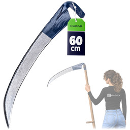 Kosa ogrodowa metalowa Civita 60 cm, niebieska