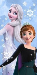 Ręcznik dziecięcy 70x140 Frozen Kraina Lodu Anna