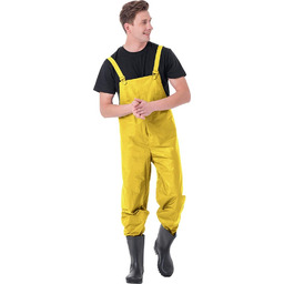 SPD - Spodnie przeciwdeszczowe z PCV - żółty