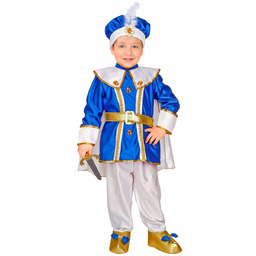 Strój Księcia Niebieski Król Królewicz Królewski Książe 110