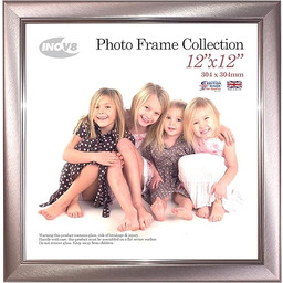 Inov8 brytyjska rama na zdjęcia, szczotkowana mała cyna