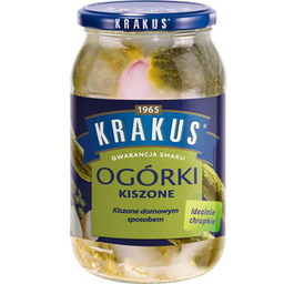 Krakus Ogórki Kiszone Domowym Sposobem 860 G